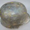 Duitse WO2 helm, bodemvondst, brandweer? - Afbeelding 2