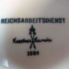 3e rijk Reichsarbeitsdienst vleesschaal