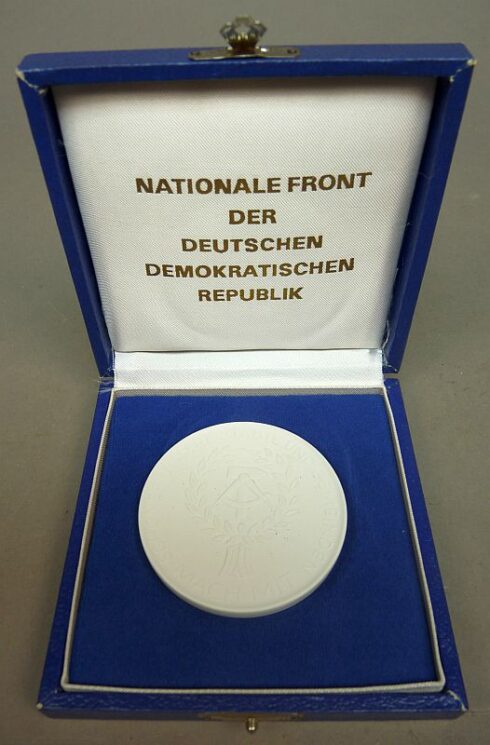 DDR penning National Front der DDR, Meissen Porselein