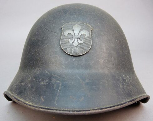 Zwitserse M1918 helm met embleem - Afbeelding 2