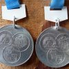 2x DDR medaille Kreis Kinder und Jugend Spartakiade, zilver, 1975 en 1976 - Afbeelding 2