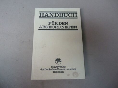 DDR Handbuch Für Den Abgeordnerten