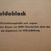NVA Meldeblock der KCB Aufklaringskrafte (Kernstrahlung, Chemisch und Biologisch) - Afbeelding 2