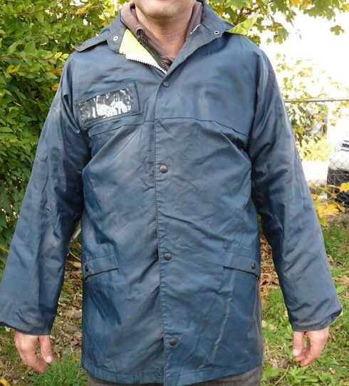 Reflecterende luchtmacht jas, omkeerbaar, blauw / reflecterend - Afbeelding 3