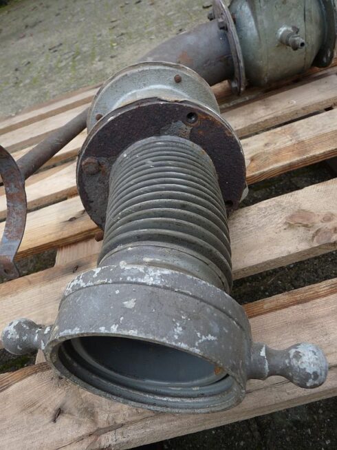 Hoofdbuis met bediening vanaf het filter van het bunker ventilatie systeem - Afbeelding 4