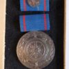 DDR Medaille fur treue dienste im seeverkehrswirtschaft ( Zilver ) - Afbeelding 2