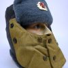 Sovjet gezichtsbeschermer voor de Uschanka wintermuts