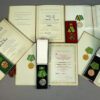 DDR Ministeriums Des Innern und grenztruppen Oorkonde set met medailles en Interim spangen van 1 persoon! Jaren 50 jaren 60