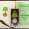 DDR Oorkonde set Volkspolizei MDI met medailles en Interim Spange van 1 persoon! - Afbeelding 11