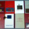 DDR Oorkonde set Volkspolizei MDI met medailles en Interim Spange van 1 persoon! - Afbeelding 2