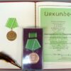DDR Oorkonde set Volkspolizei MDI met medailles en Interim Spange van 1 persoon! - Afbeelding 6