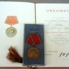 DDR Oorkonde set Volkspolizei MDI met medailles en Interim Spange van 1 persoon! - Afbeelding 9