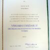 Verdienstmedaille der organe des MDI in silber 1979 oorkonde met medaille - Afbeelding 2