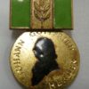 DDR Medaille FDJ JP Johann Gottfried Herder in Goud 1957