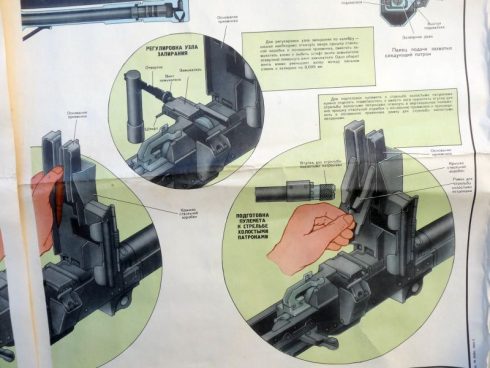 Sovjet instructieposter 7,62 mm PKT machinegeweer - Afbeelding 7