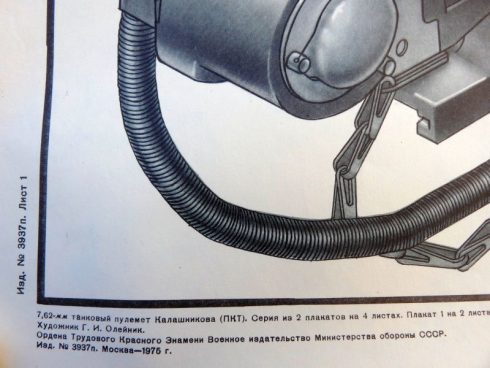 Sovjet instructieposter PKT machinegeweer - Afbeelding 7