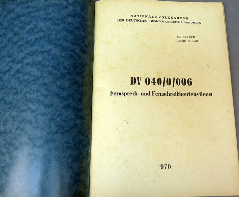 NVA Handboek DV/040/0/006 Fehrnsprech und fehrnschreibbetriebsdienst 1970 - Afbeelding 2