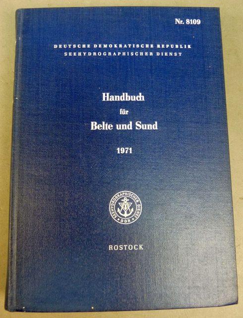 NVA Volksmarine Handbuch fur Belte und Sund 1971