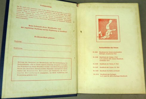 NVA Volksmarine Handbuch fur Belte und Sund 1971 - Afbeelding 2