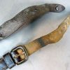 Leren vintage wapenriem, jacht? - Afbeelding 2