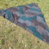 Zweedse M39 camouflage poncho / tenthelft