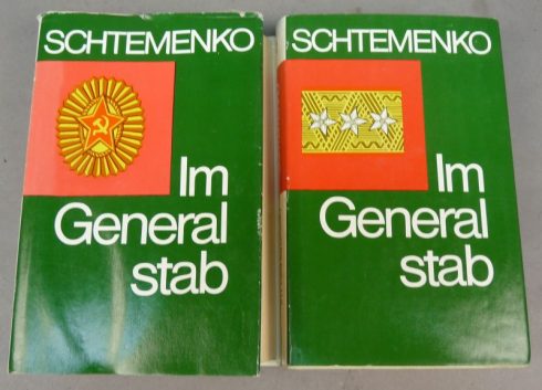 DDR boeken Schtemenko im generalstab ( deel 1+2 )