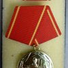 DDR Medaille 25 jahre treue dienste kampfgruppen in goud - Afbeelding 2