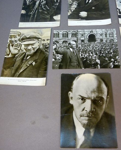 W.I. Lenin, 9 stuks groot formaat propaganda foto's - Afbeelding 2