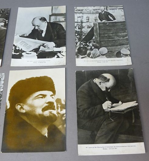 W.I. Lenin, 9 stuks groot formaat propaganda foto's - Afbeelding 3