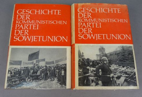 DDR boeken Geschichte der kommunistischen partei der sowjetunion ( Deel 1+2 )