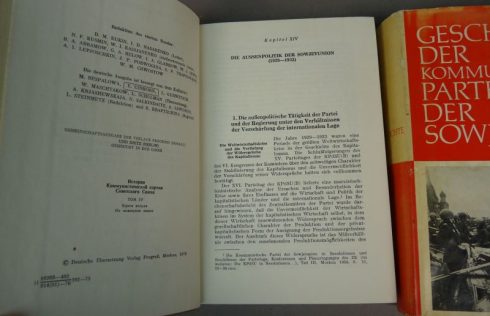 DDR boeken Geschichte der kommunistischen partei der sowjetunion ( Deel 1+2 ) - Afbeelding 4