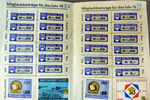 DDR Wehrdienstausweis- Reisepass en FDJ pas compleet set van 1 Persoon - Afbeelding 5
