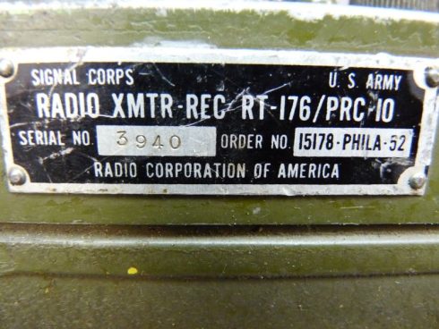 Radio XMTR-Rec RT-176/PRC10, Vietnam / Korea periode - Afbeelding 4
