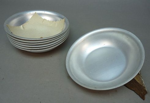 DDR NVA aluminium soep schaal