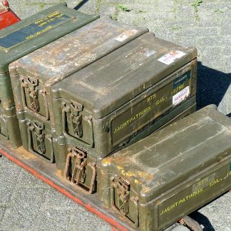 Stalen water en luchtdichte munitiekist