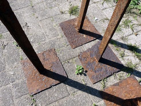 Atlantikwall prikkeldraad palen, lot van 6 stuks - Afbeelding 6
