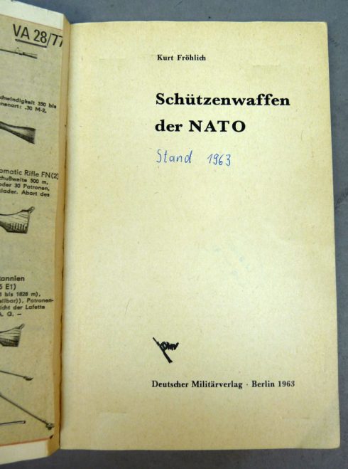 DDR boek schutzenwaffen der NATO 1963 - Afbeelding 5