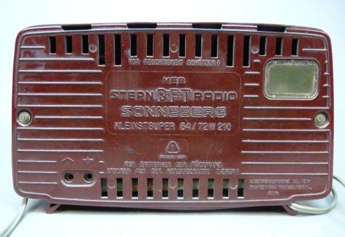 Vintage DDR radio IIMENAU 210 - Afbeelding 3
