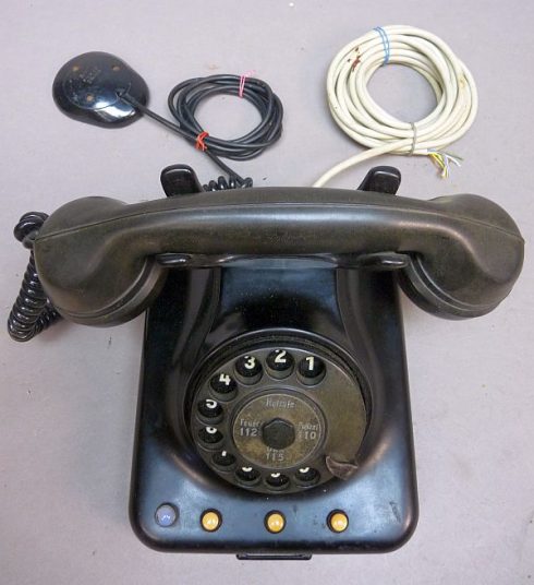 Bakelieten DDR tafeltelefoon, 1959! - Afbeelding 2