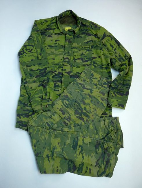 Korps Mariniers tropen / jungle camouflage uniform, jas en broek
