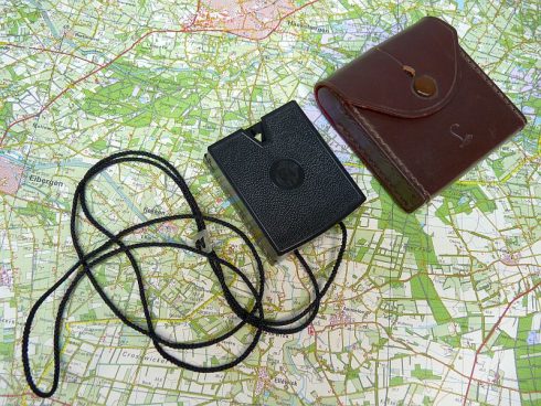 NVA F73 marskompass met leren tasje, officiers uitvoering? - Afbeelding 3