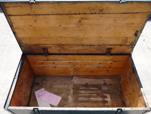 Grote houten kist - Afbeelding 3