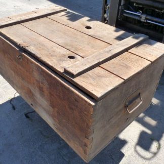 Grote houten vintage kist