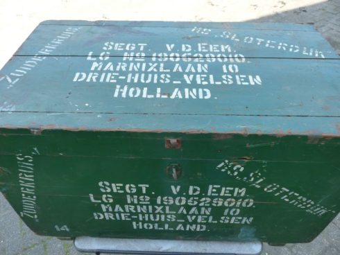 Nederlandse Vooroorlogse Officiers Kist - Afbeelding 3