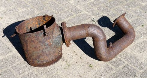 Stoffilter met pijp voor de bunker filterinstalatie - Afbeelding 2