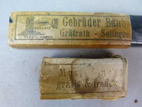 2 vintage schermessen met doosje - Afbeelding 3