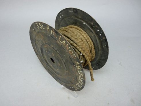 Duitse WW2 kabel op haspel - Afbeelding 2