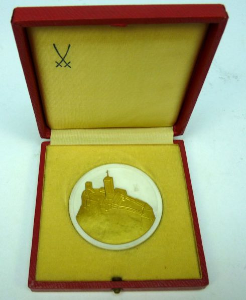 DDR Meissen medaille Wartburg Eisenach Thuringen 1967
