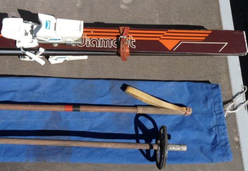 Vintage Germina DDR ski set - Afbeelding 3