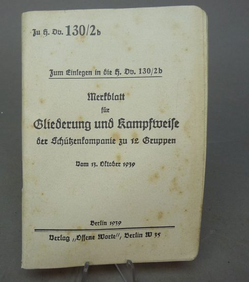 Gliederung und kampfweise